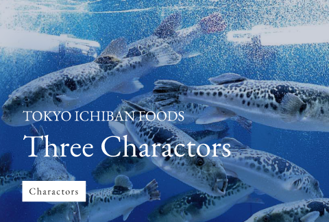 TOKYO ICHIBAN FOODS Three Charactors Charactors